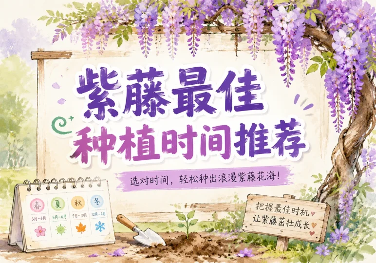 紫藤最佳种植时间推荐-贰捌植场