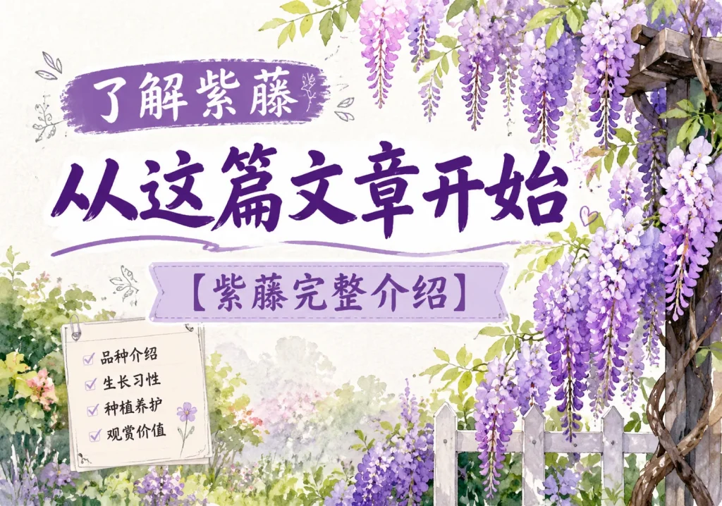 了解紫藤从这篇文章开始[紫藤完整介绍]-贰捌植场