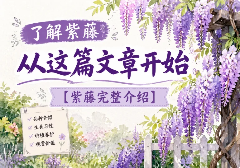 了解紫藤从这篇文章开始[紫藤完整介绍]-贰捌植场